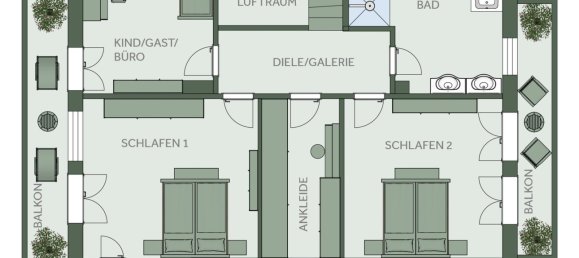 3 غرف نوم منزل في Miesbach, Germany رقم 319932 11