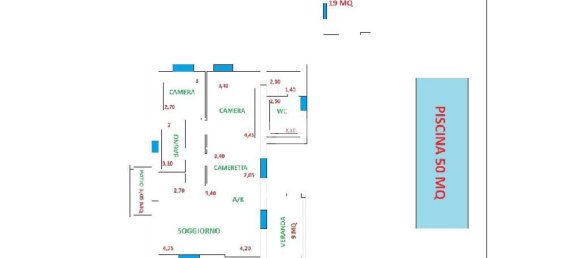 Вилла с 4 комнатами в Анцио, Италия № 47712 30