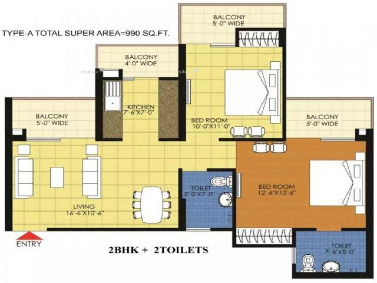 Casa T2 em Noida, India N.º 67316