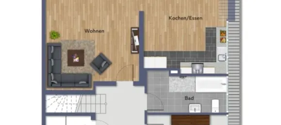 2 غرف نوم منزل ذو طابقين في Krefeld, Germany رقم 340557 25