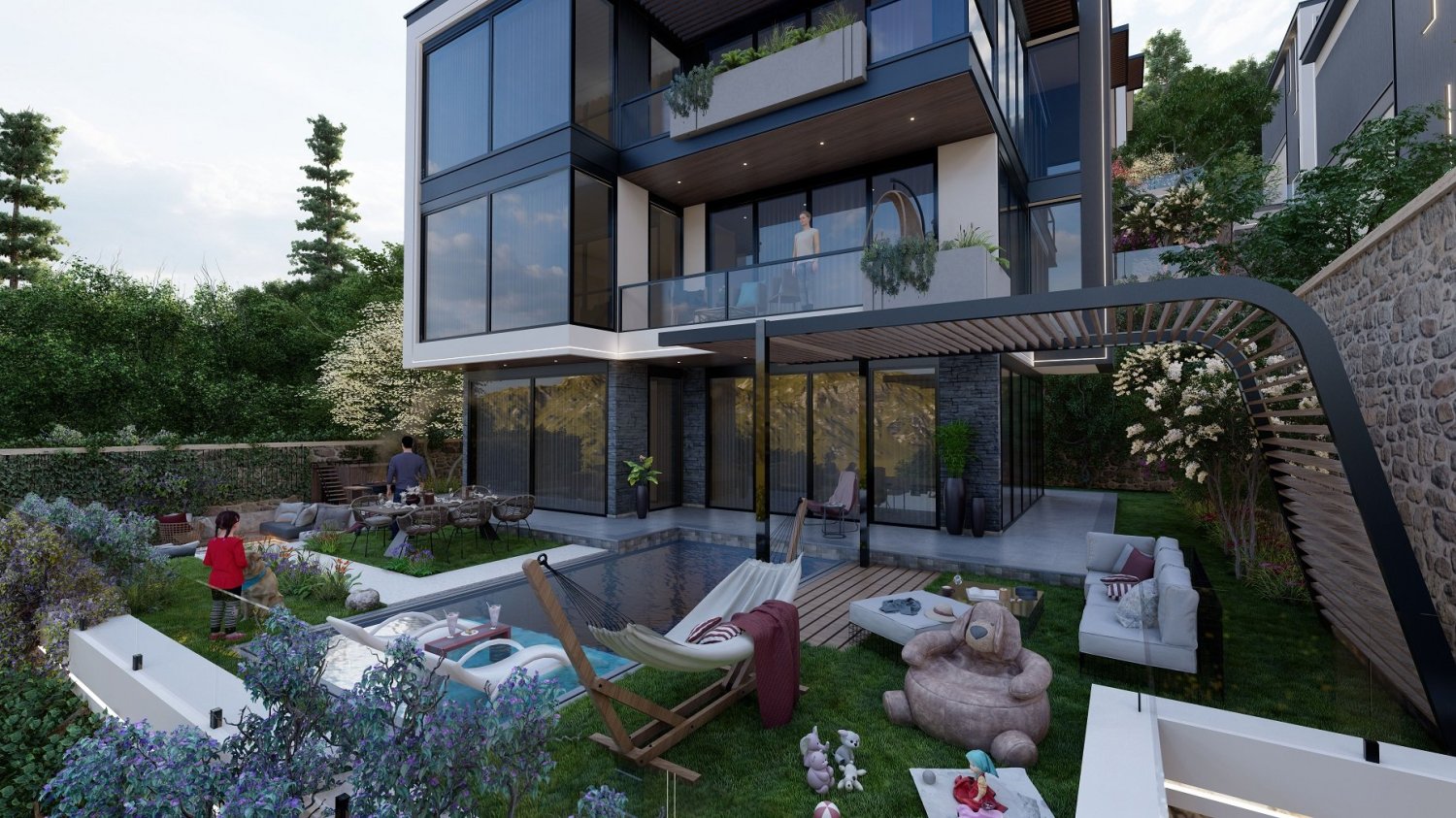 Villa 3+1 in Alanya, Turkey No. 10737