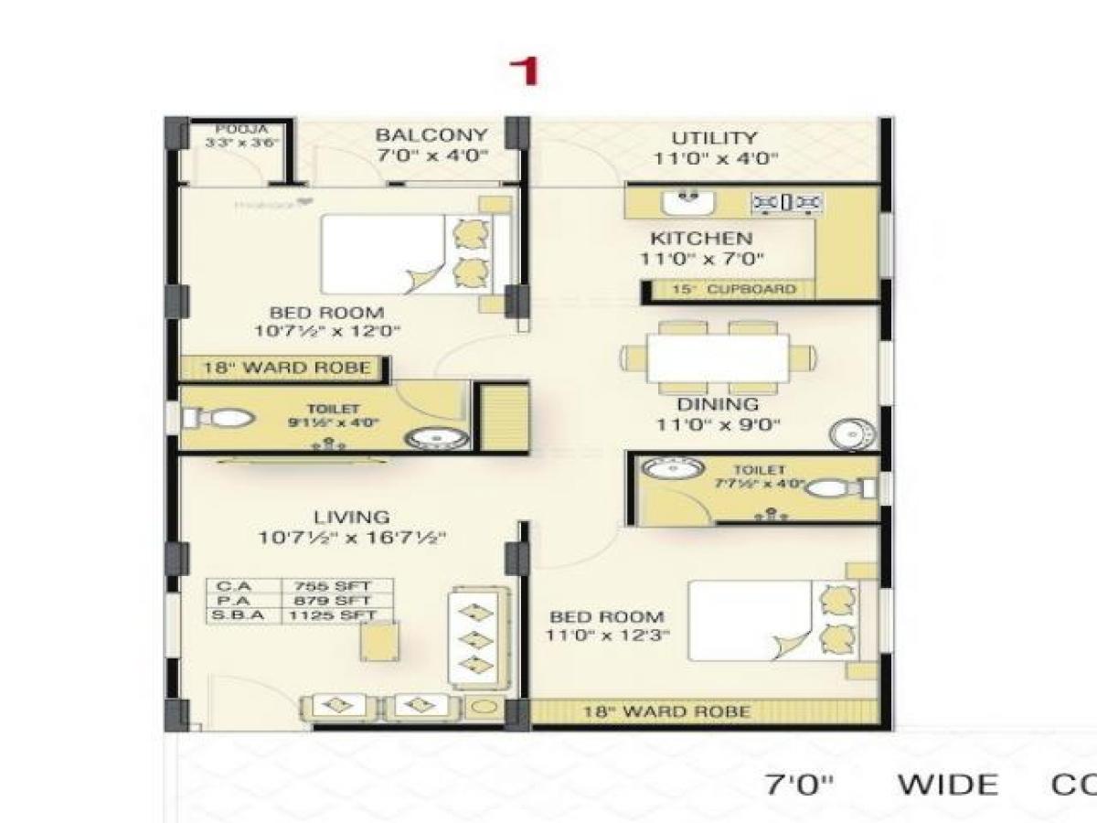 2 bedrooms House in Visakhapatnam, India No. 26370