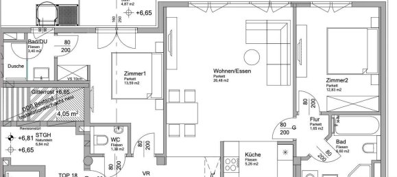 Квартира с 3 комнатами в Линц, Австрия № 120357 10