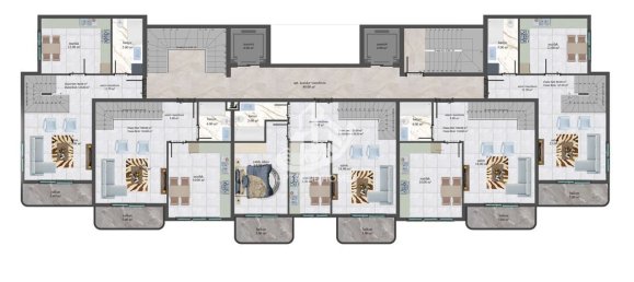 Apartamento 1+1 em Konakli, Turkey N.º 9126 26