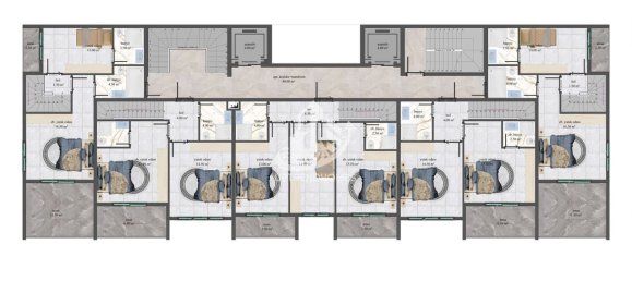 Apartamento 1+1 em Konakli, Turkey N.º 9126 27