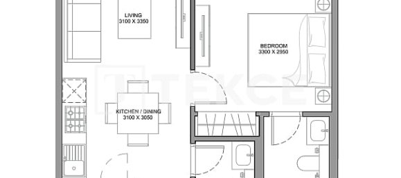 1 chambre Appartement à Umm Al Quwain, UAE No. 97178 4