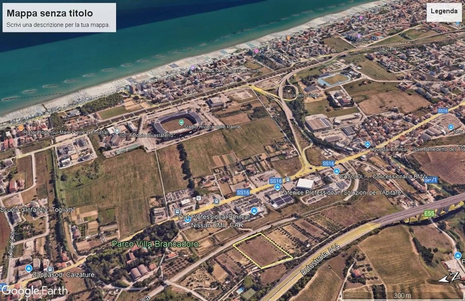 10200m² Land in San Benedetto del Tronto, Italy No. 228837