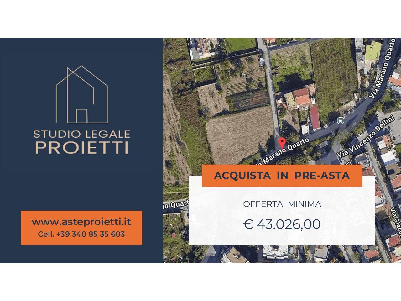 Apartamento de 1 dormitorio en Marano di Napoli, Italy No. 306152