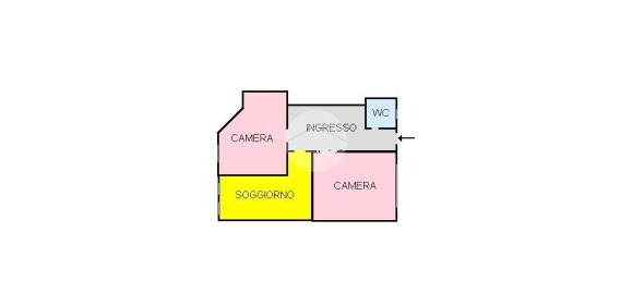 3-Zimmer Wohnung in Rome, Italy, Nr. 132507 5
