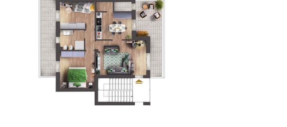 Квартира с 4 комнатами в Кампи Бизенцио, Италия № 10778 20