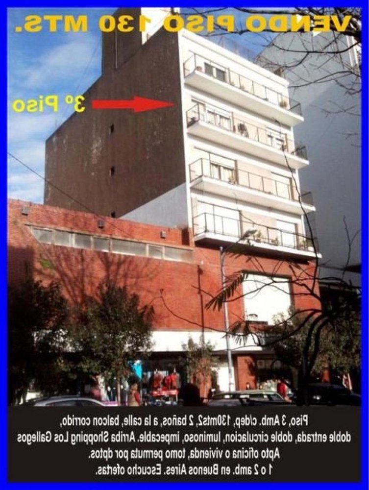 Квартира с 3 спальнями в Мар-дель-Плата, Аргентина № 87695