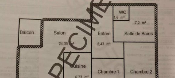 2 غرف نوم شقة في Bischwiller, France رقم 79365 10