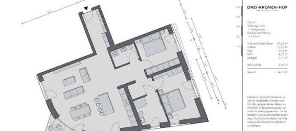 3-salle Appartement à Tuttlingen, Germany No. 79933 2