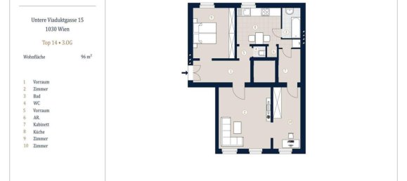 4-Zimmer Wohnung in Wien, Austria, Nr. 131916 4