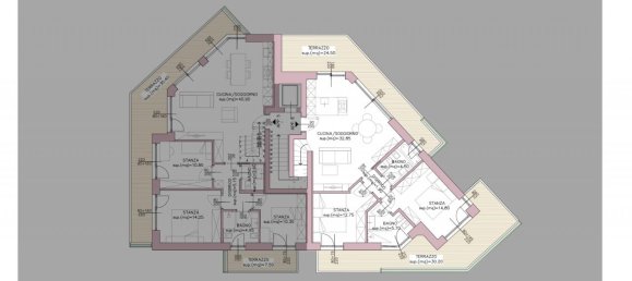 6 rooms Penthouse in Trento, Italy No. 230586 90