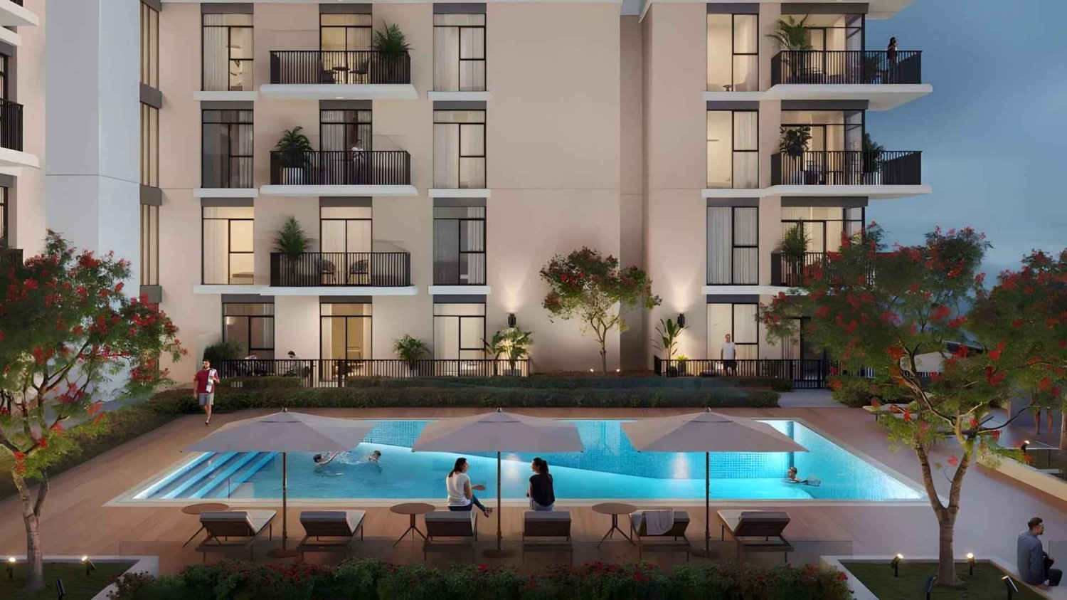 Apartamento de 1 dormitorio en Ellison, Town Square, UAE No. 68712