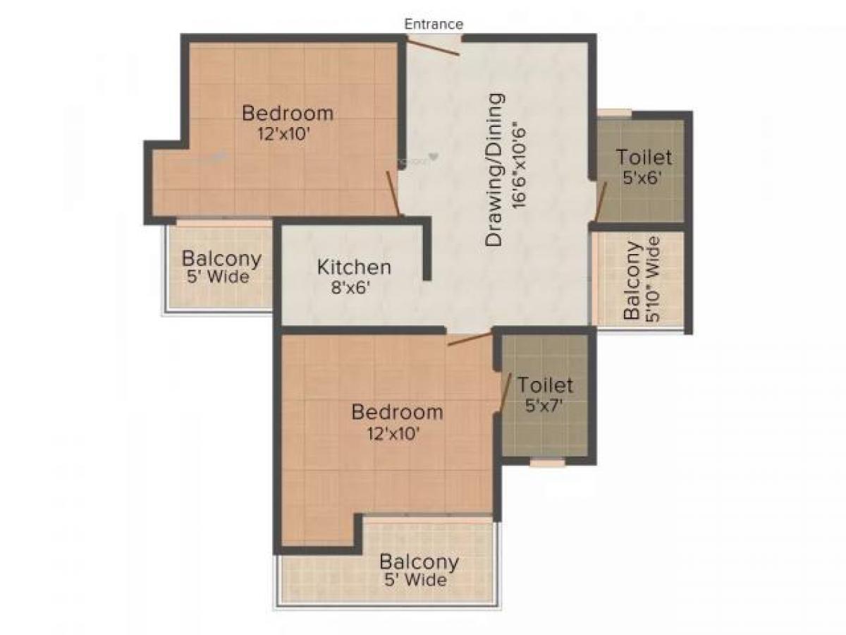 Casa T2 em Noida, India N.º 67894