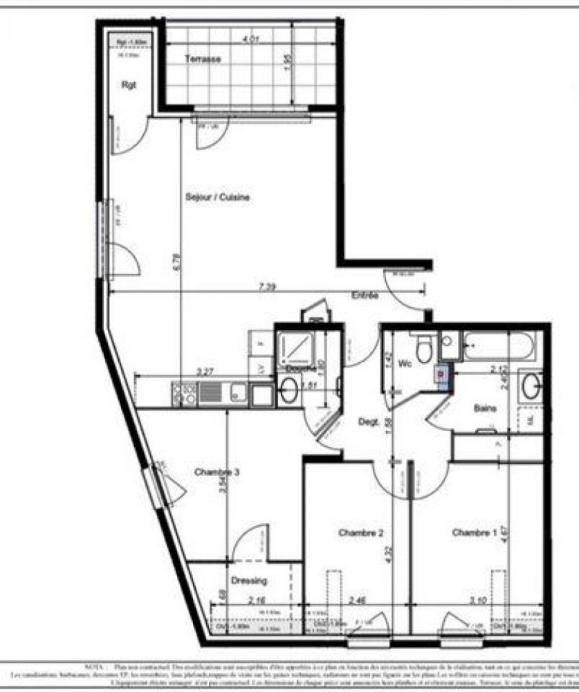 3 bedrooms Condo in Bonneville, France No. 25774