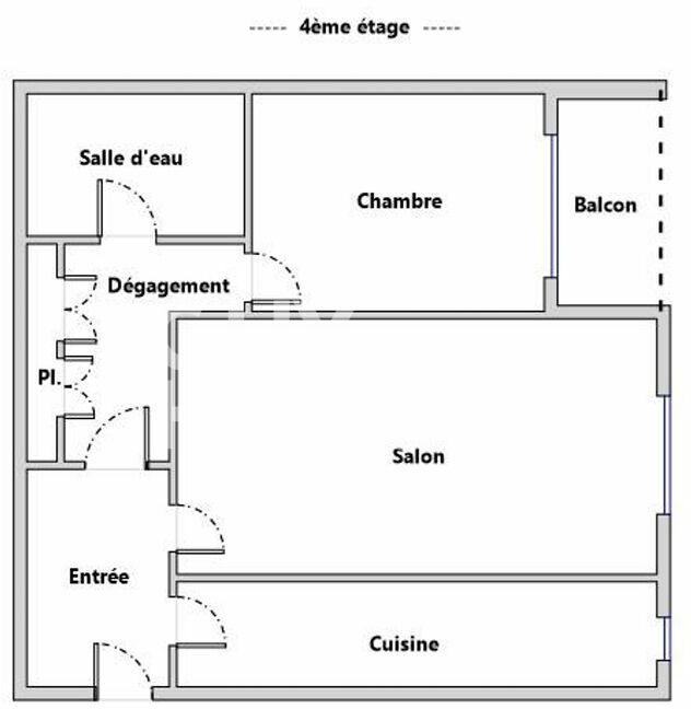 1 bedroom Apartment in Paris, France No. 334722