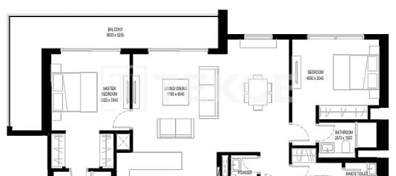Квартира с 2 спальнями в Meydan, ОАЭ № 15404 10