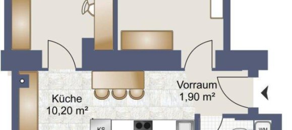 Квартира с 3 комнатами в Зиммеринг, Австрия № 192044 7