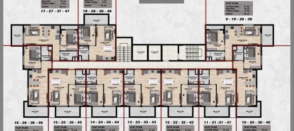 3-salle Appartement à Alanya, Turkey No. 11937 7