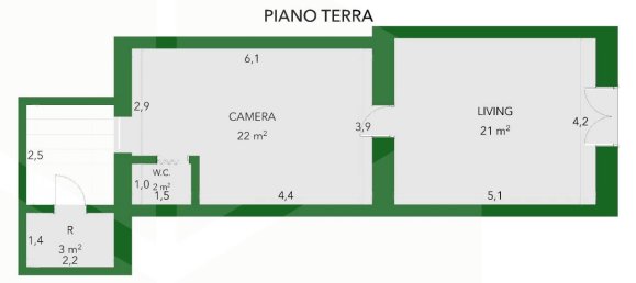 2-Zimmer Gewerbliche Immobilie in Molfetta, Italy, Nr. 28709 2