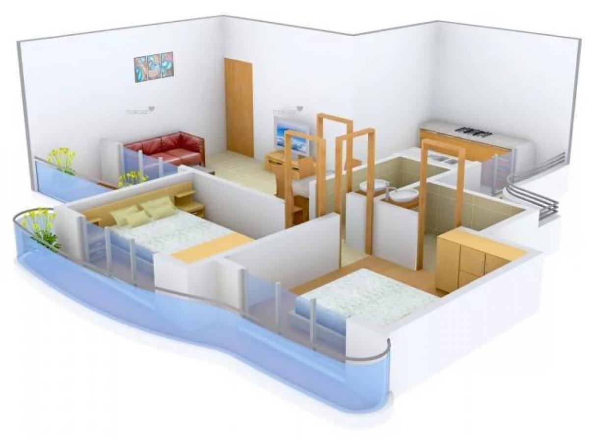 Casa de 2 dormitorios en Mumbai, India No. 62189