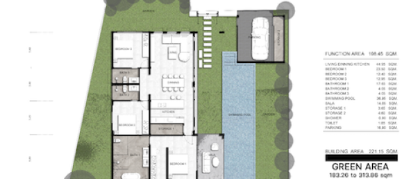 2 غرف نوم منزل في Koh Pha Ngan, Thailand رقم 57856 15