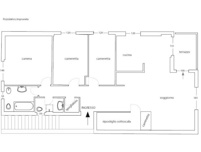 5 rooms Apartment in Impruneta, Italy No. 252566