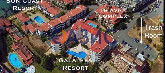 Apartamento de 2 dormitorios en Sveti Vlas, Bulgaria No. 694 11
