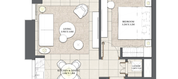 1 Schlafzimmer Wohnung in Dubai Creek Harbour (The Lagoons), UAE, Nr. 121607 5