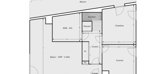 3 غرف نوم منزل ذو طابقين في Colombes, France رقم 164513 11