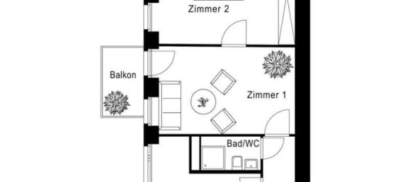1 غرف نوم شقة في Neukolln, Germany رقم 48597 12