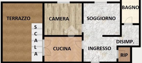 Квартира с 2 комнатами в Бузалла, Италия № 39456 31