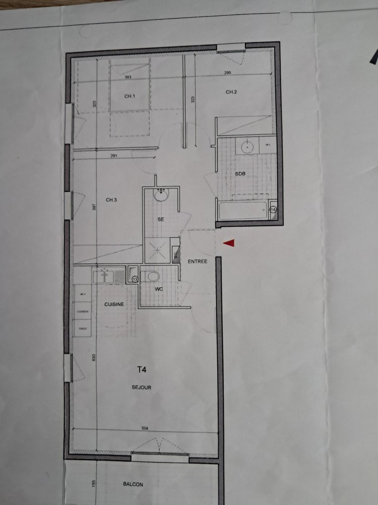 3 bedrooms Apartment in Ozoir-la-Ferriere, France No. 174405