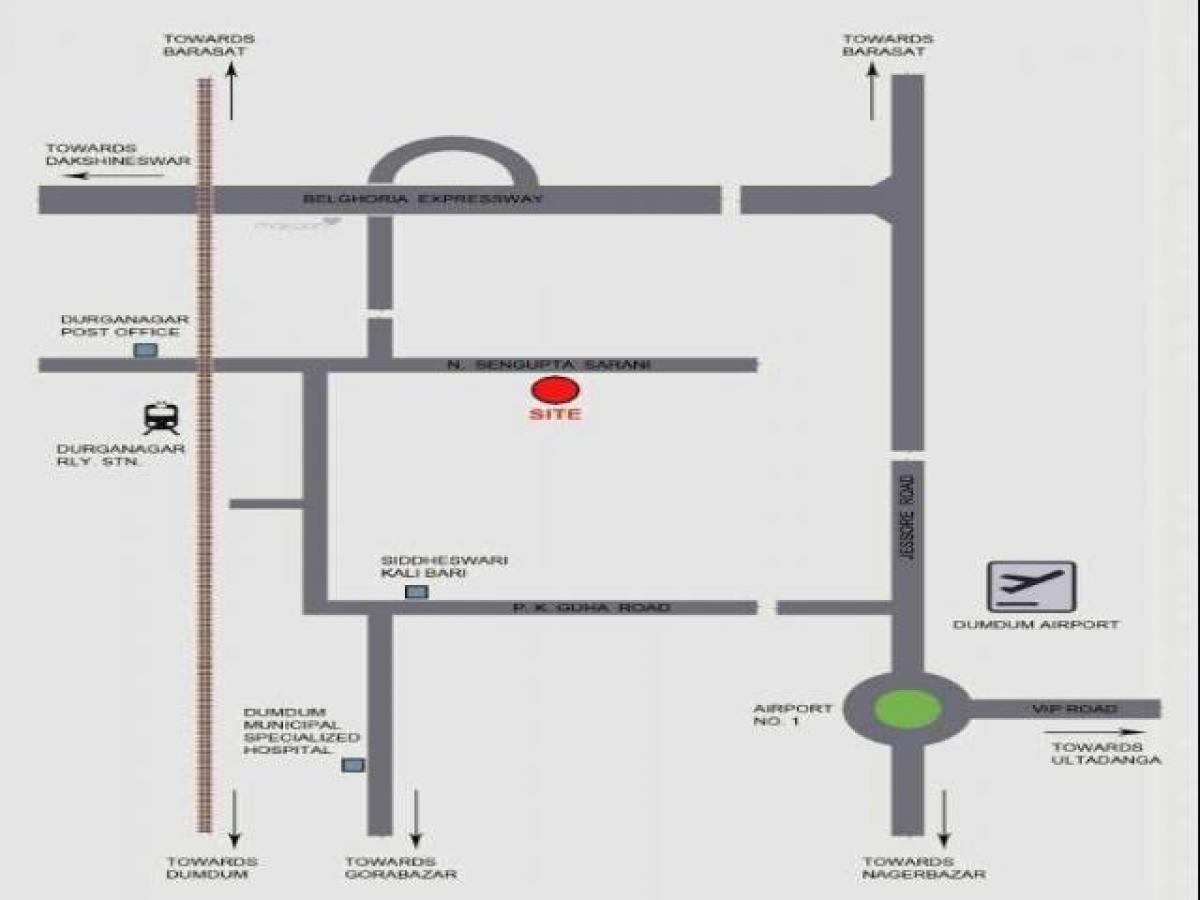 2 غرف نوم منزل في Kolkata, India رقم 23859