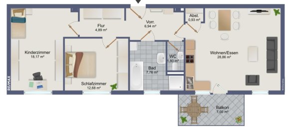 3غرفة شقة في Semriach, Austria رقم 132417 2