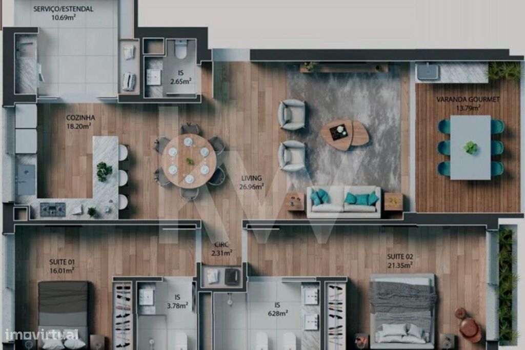 2 bedrooms Apartment in Oeiras, Portugal No. 72416