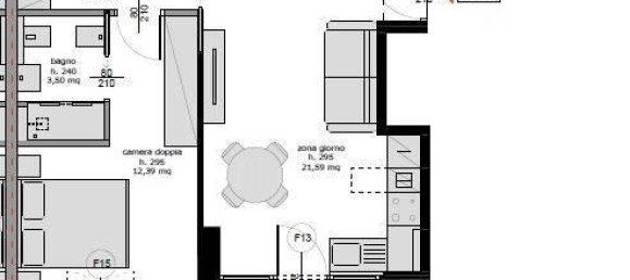 3-Zimmer Wohnung in Milan, Italy, Nr. 246145 16