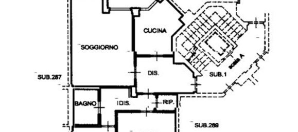 Apartamento de 3 divisões em Bollate, Italy N.º 59923 4