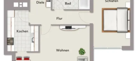 1 Schlafzimmer Wohnung in Roth, Germany, Nr. 316860 9