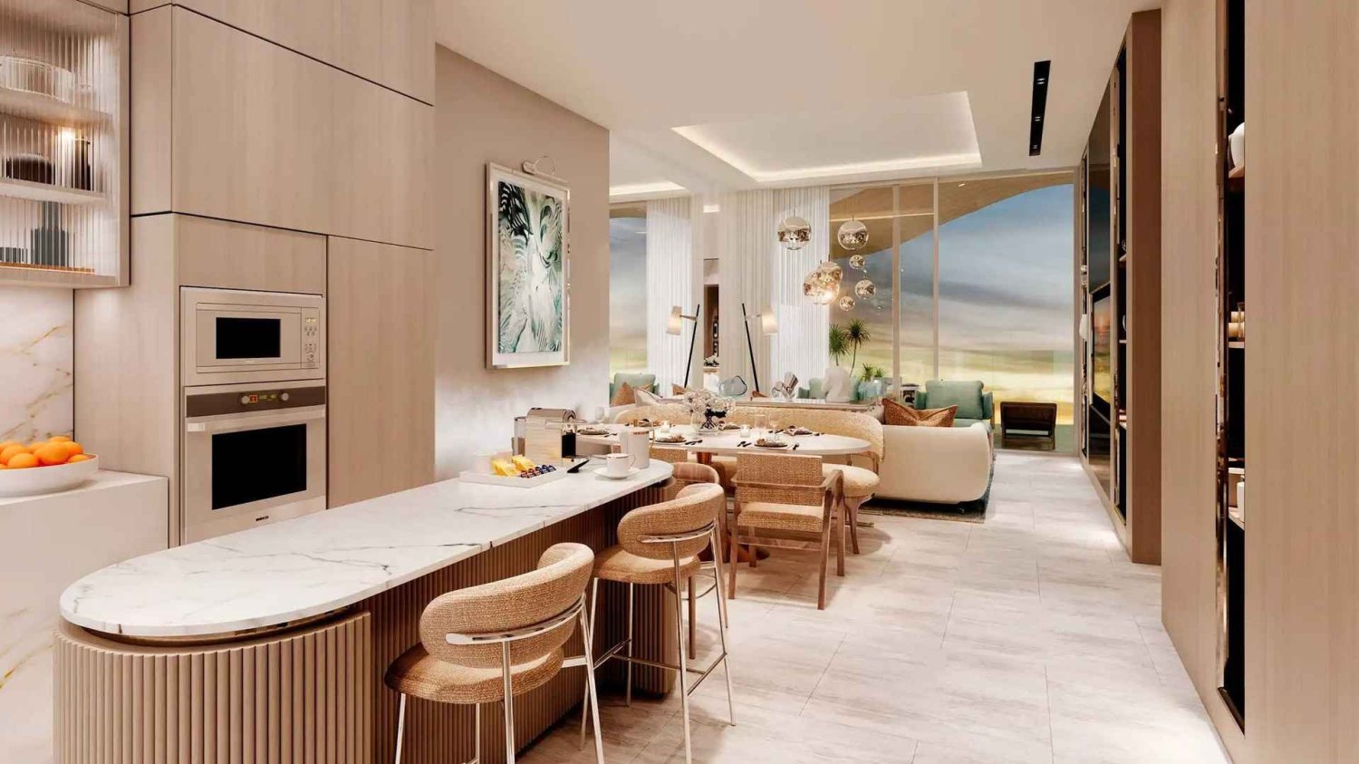 Квартира с 2 спальнями в The Pier Residence, Maritime City, ОАЭ № 63165