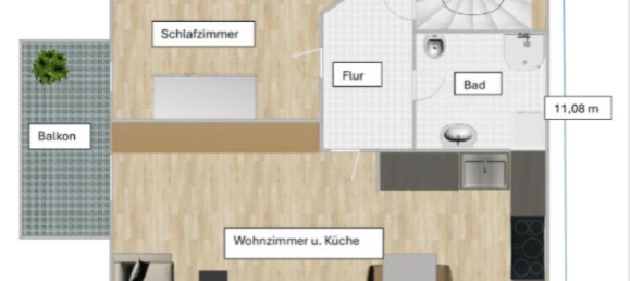 1 bedroom Apartment in Ingolstadt, Germany No. 230268 11