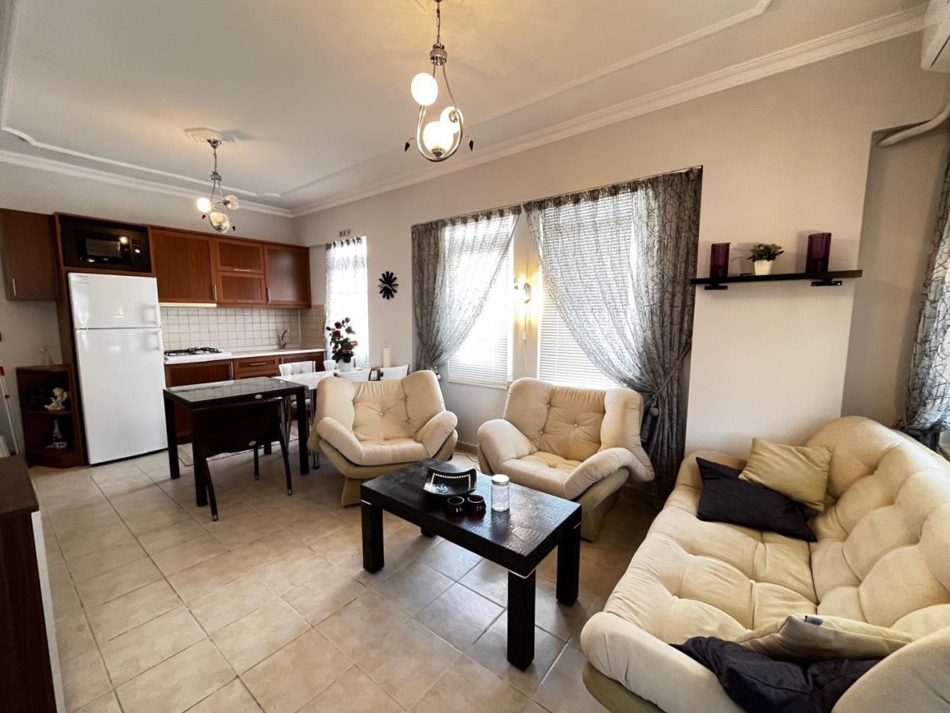 Apartamento de 2 habitaciónes en Alanya, Turkey No. 34298