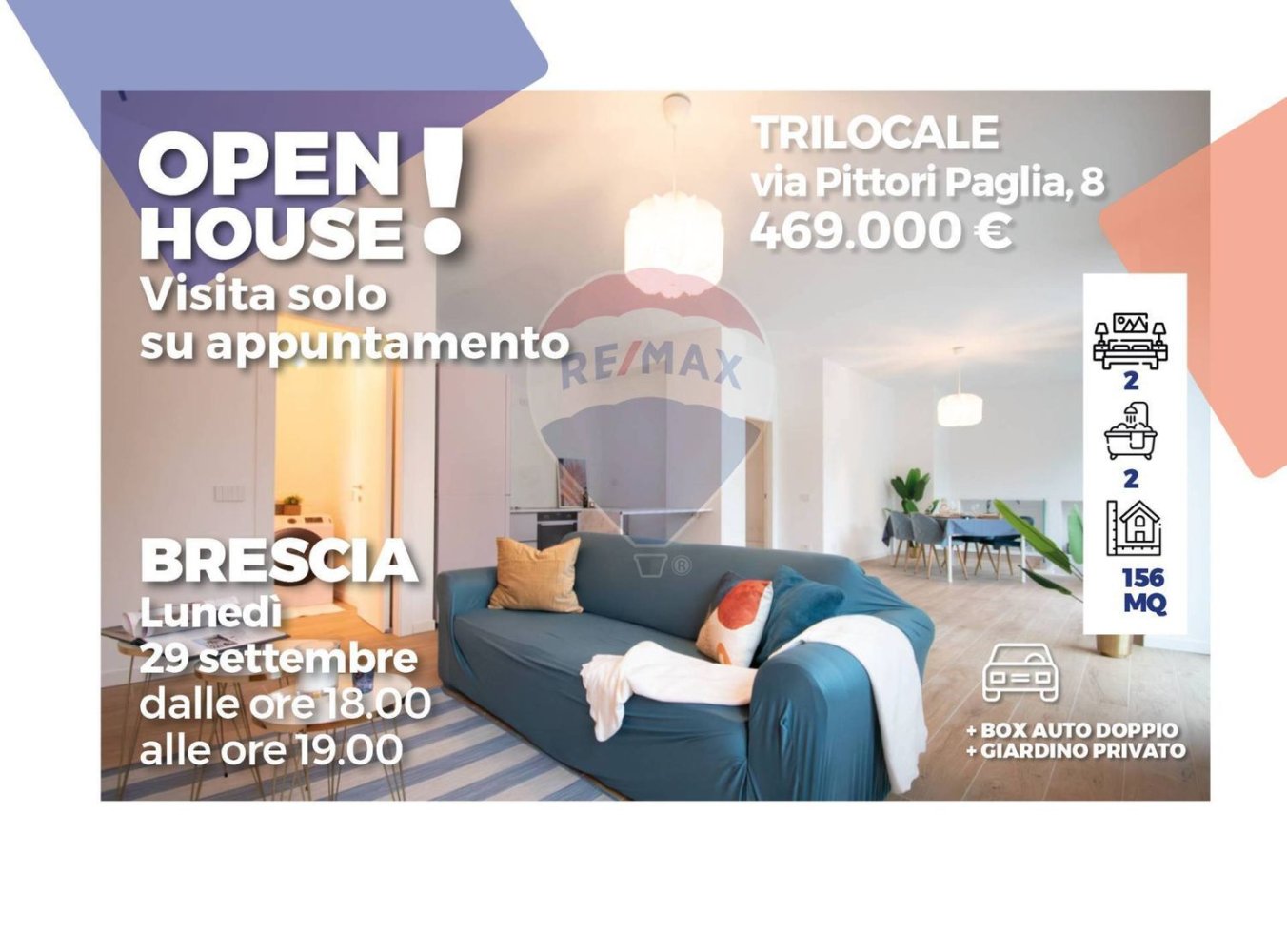 3 غرف نوم شقة في Brescia, Italy رقم 365601