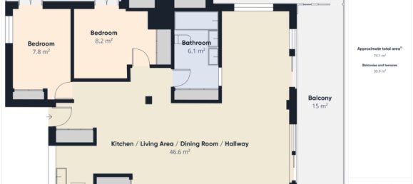 2 bedrooms Penthouse in Palmanova, Spain No. 159503 18