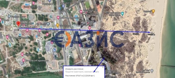 1 chambre Appartement à Sveti Vlas, Bulgaria No. 260 37