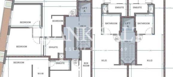 Apartamento de 1 dormitorio en Msida, Malta No. 3020 2