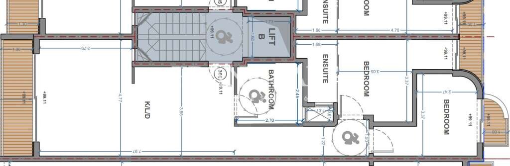 Apartamento de 1 dormitorio en Msida, Malta No. 3020